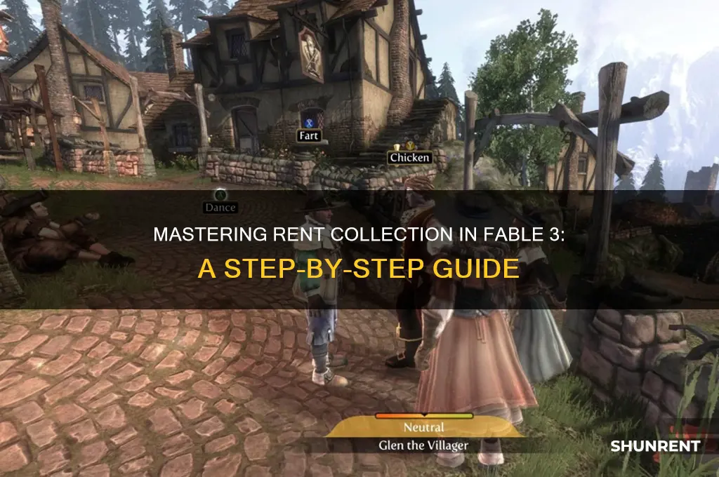 how to collect rent in fable 3