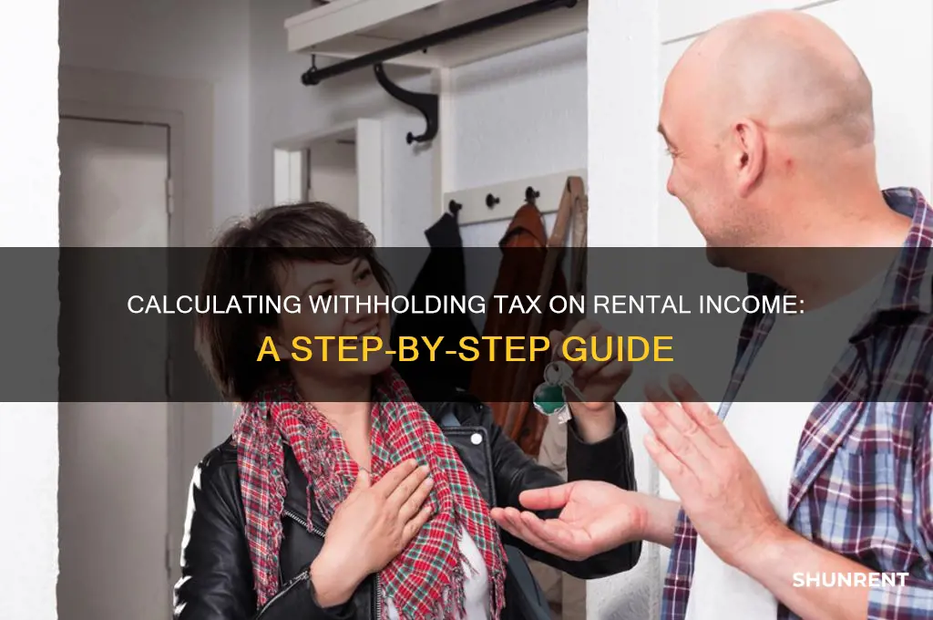how to compute withholding tax on rent