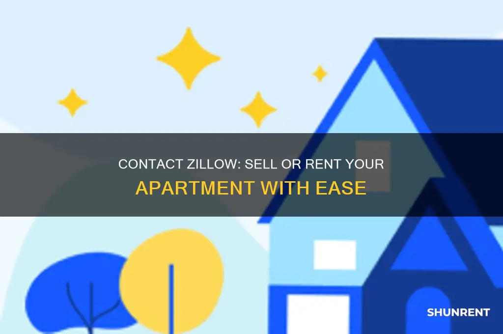 how to contact zillow to sell or rent my apt