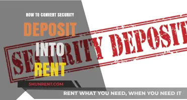 Smart Strategy: Convert Your Security Deposit into Monthly Rent Payments
