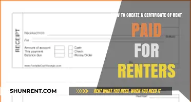 How to Create a Certificate of Rent Paid for Renters