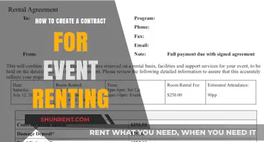 Crafting a Comprehensive Event Rental Contract: Essential Steps and Tips