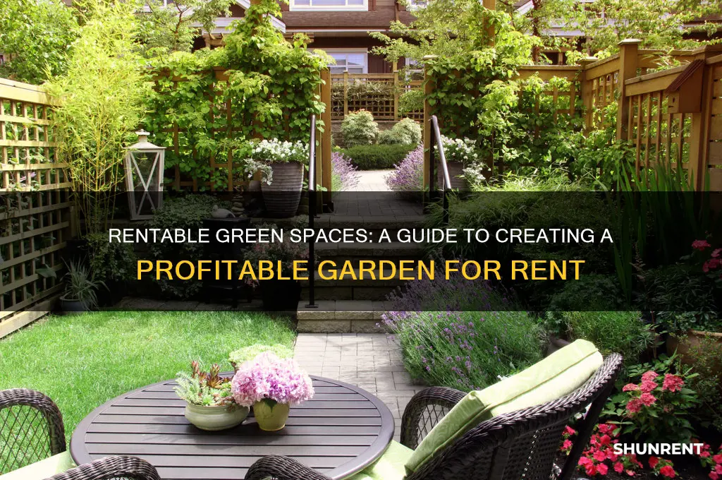 how to create a garden for rent