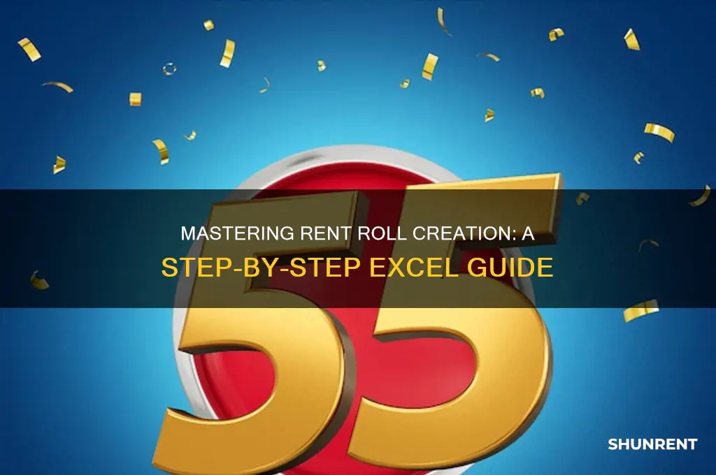 how to create a rent roll in excel