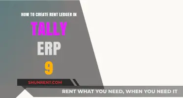 Master Rent Ledger Creation in Tally ERP 9: Step-by-Step Guide