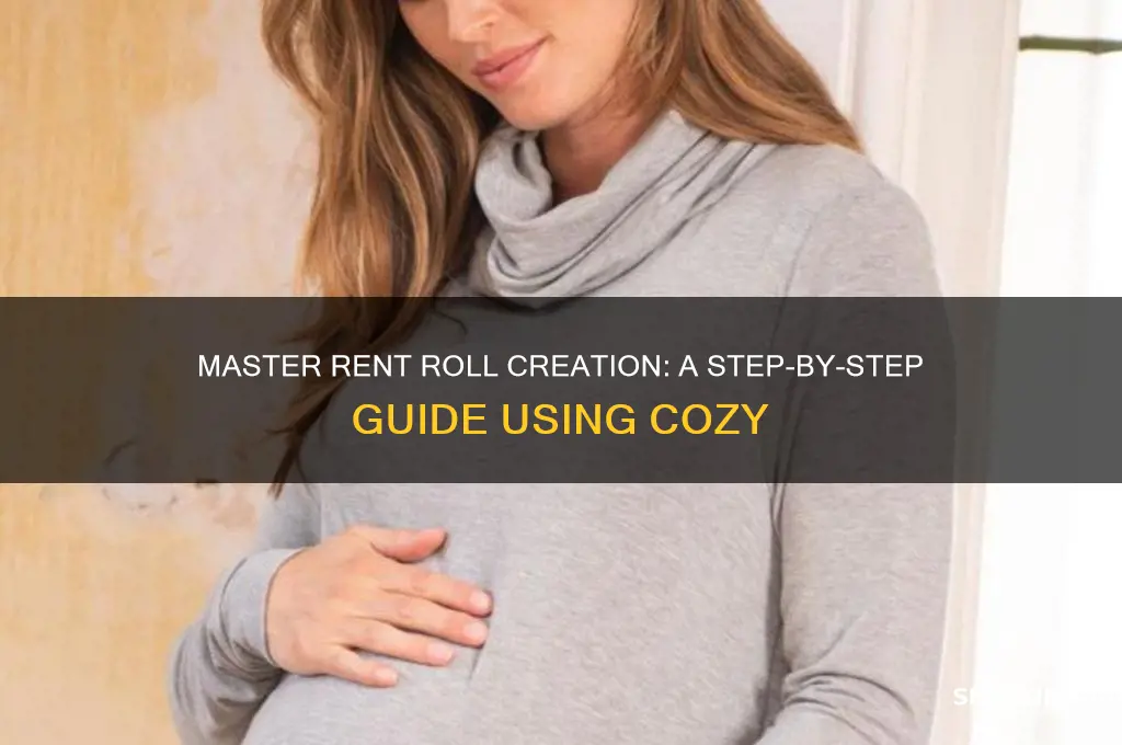 how to create rent roll with cozy