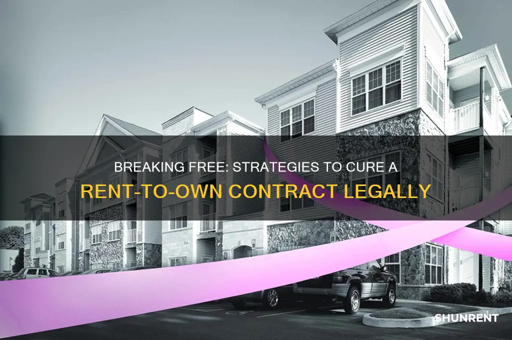 how to cure a rent to own contract