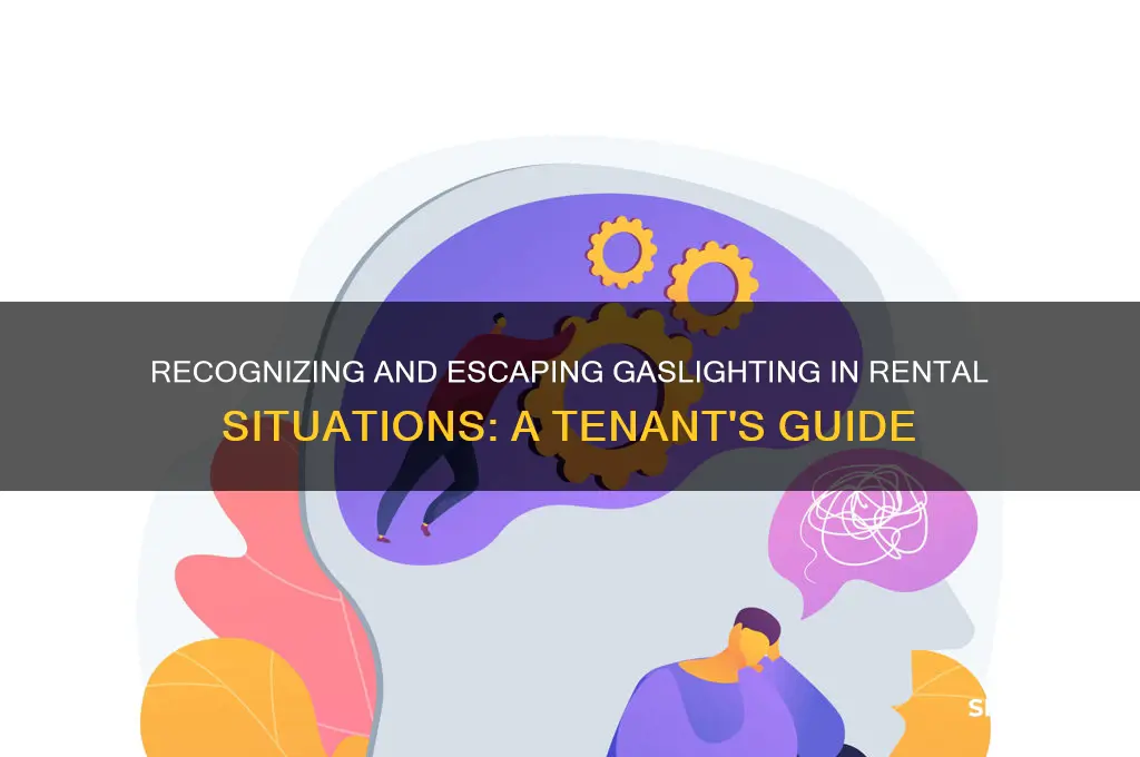how to deal with a gas lighting rent