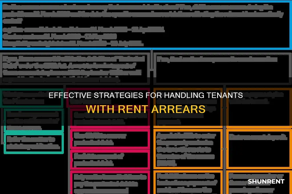how to deal with tenant in rent arrears