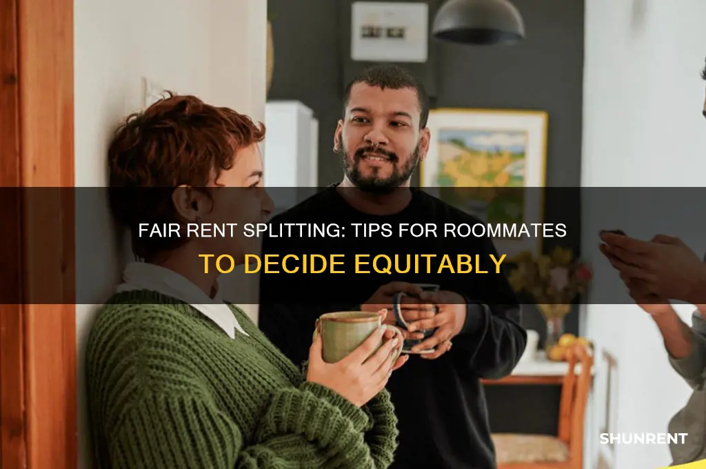 how to decide on rent between roommates