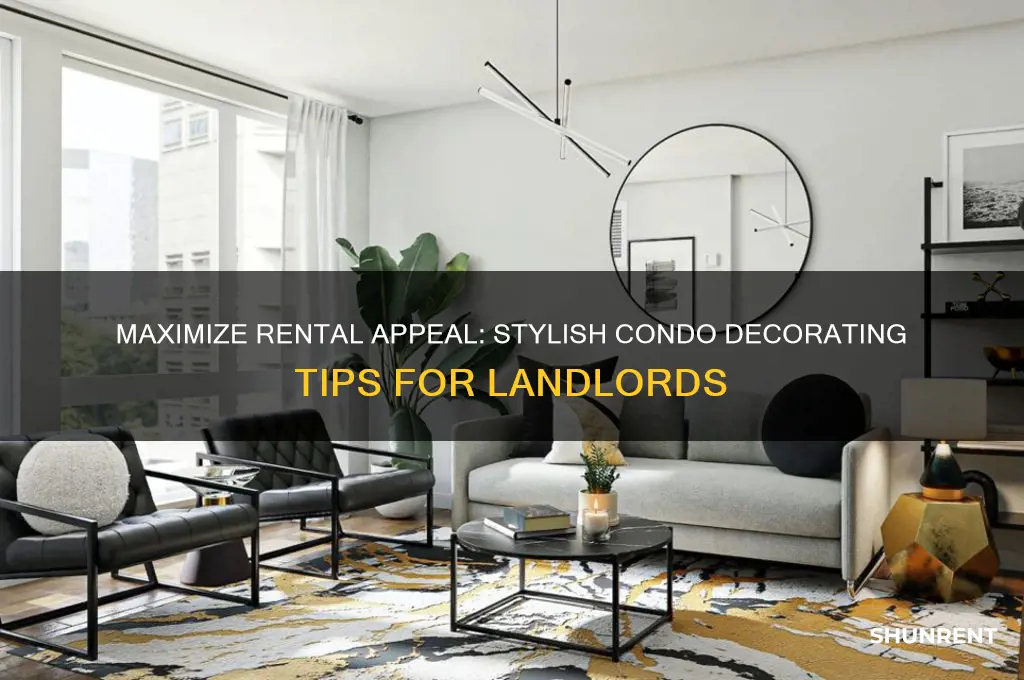 how to decorate your condo to rent