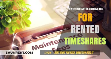 Deducting Maintenance Fees for Rented Timeshares: A Step-by-Step Guide