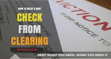 Strategic Tips to Temporarily Delay Rent Check Clearing Legally
