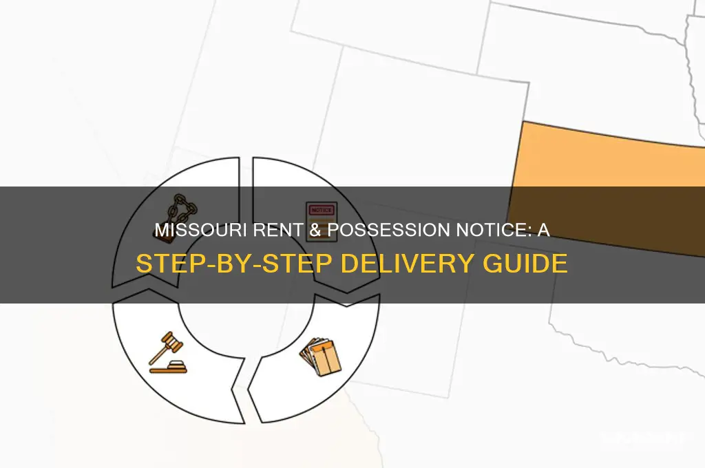 how to deliver notice of rent and possession missouri