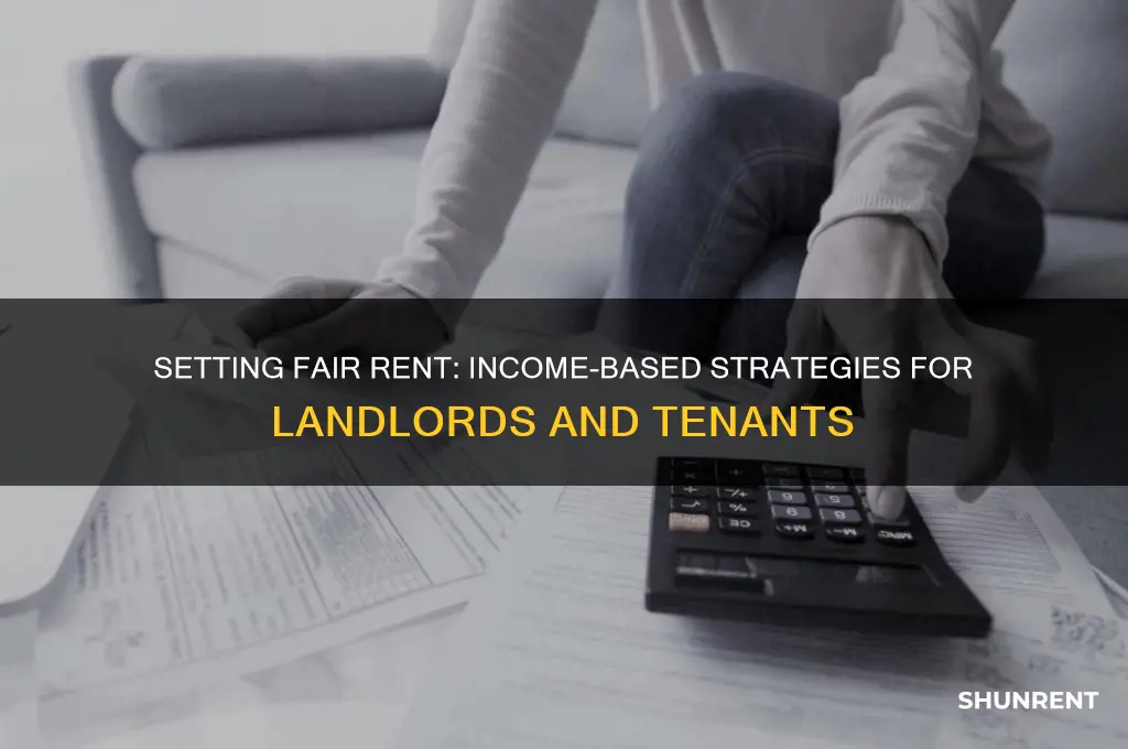 how to determine rent amount based on income