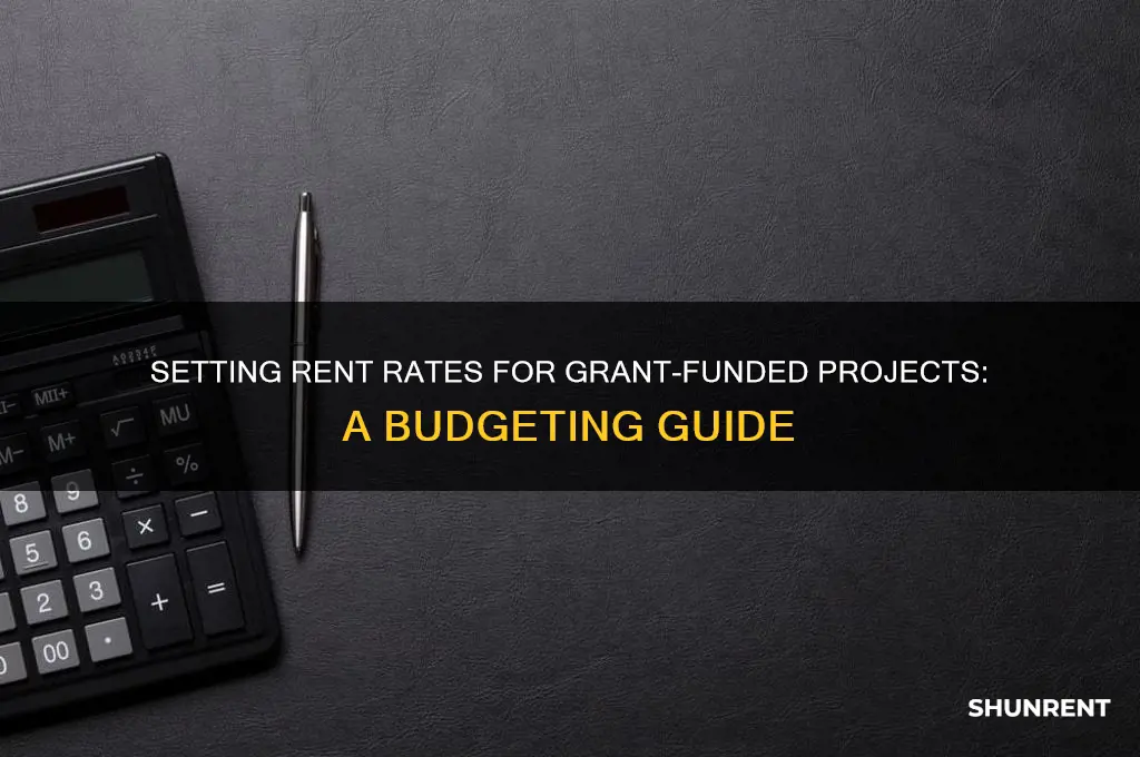 how to determine rent for grant project budget