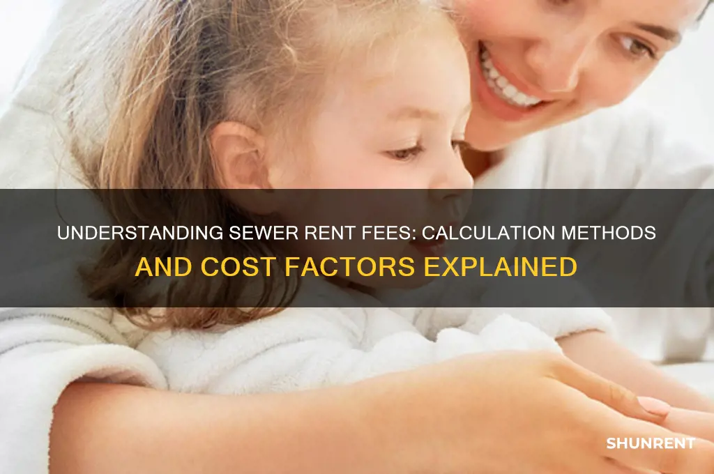how to determine sewer rent fees and charges