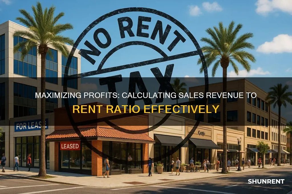 how to determine your sales revenue to rent
