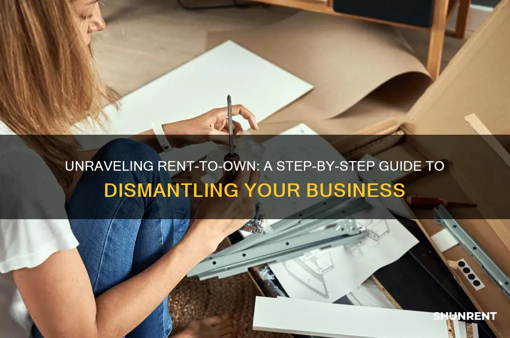 how to dismantle a rent to own business