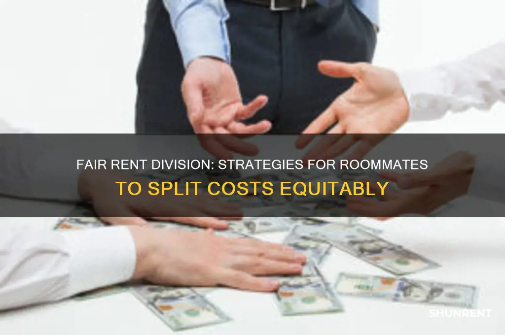 how to divide the rent between roommates