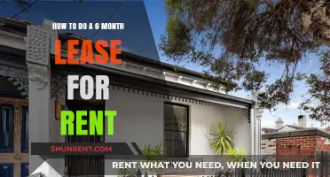 Short-Term Rental Guide: Mastering the 6-Month Lease Agreement