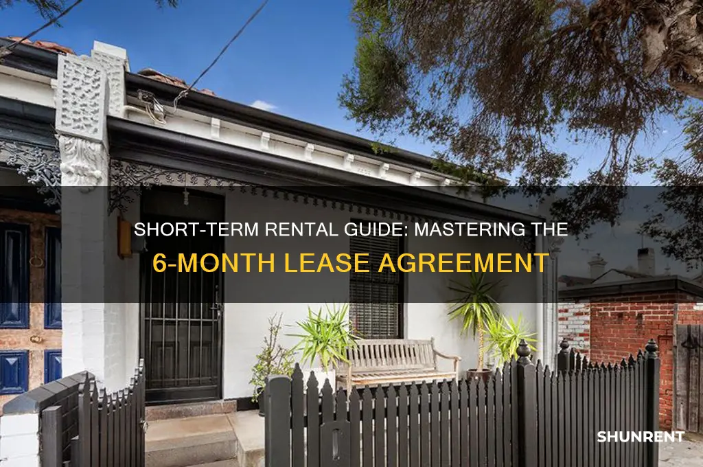 how to do a 6 month lease for rent