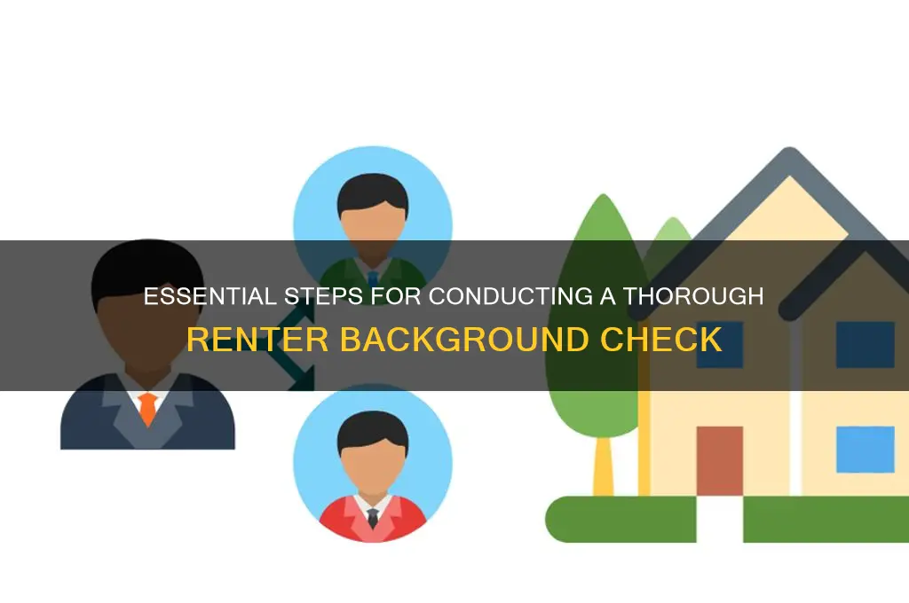 how to do a backround check on renter