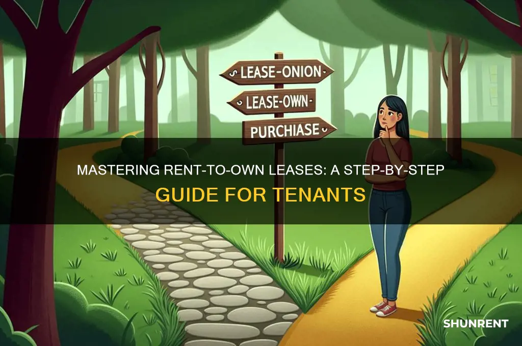 how to do a rent to own lease