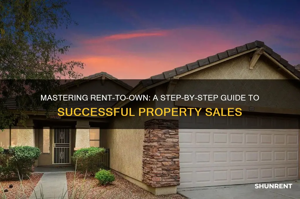 how to do a rent to own sale