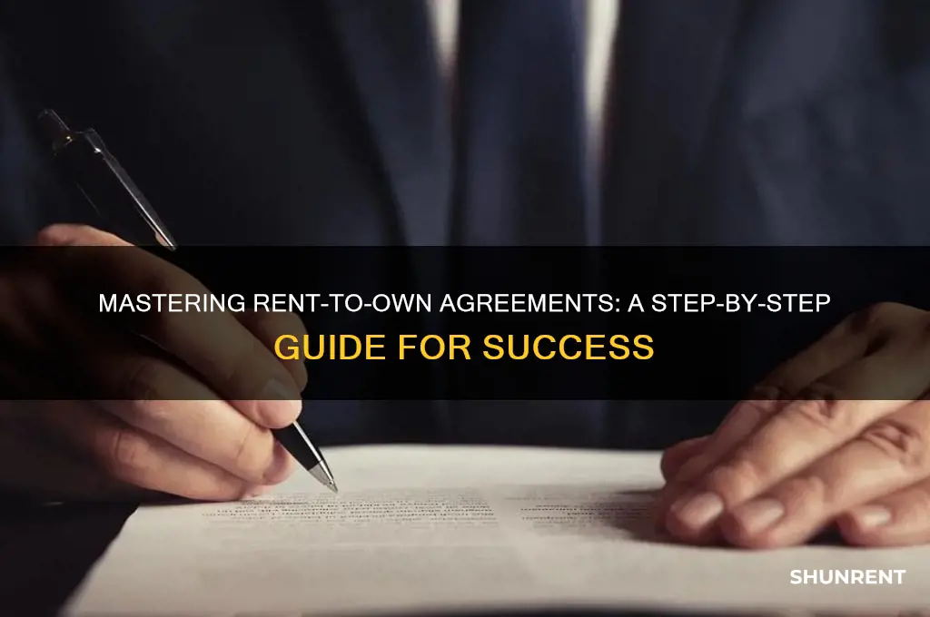 how to do rent to own agreement