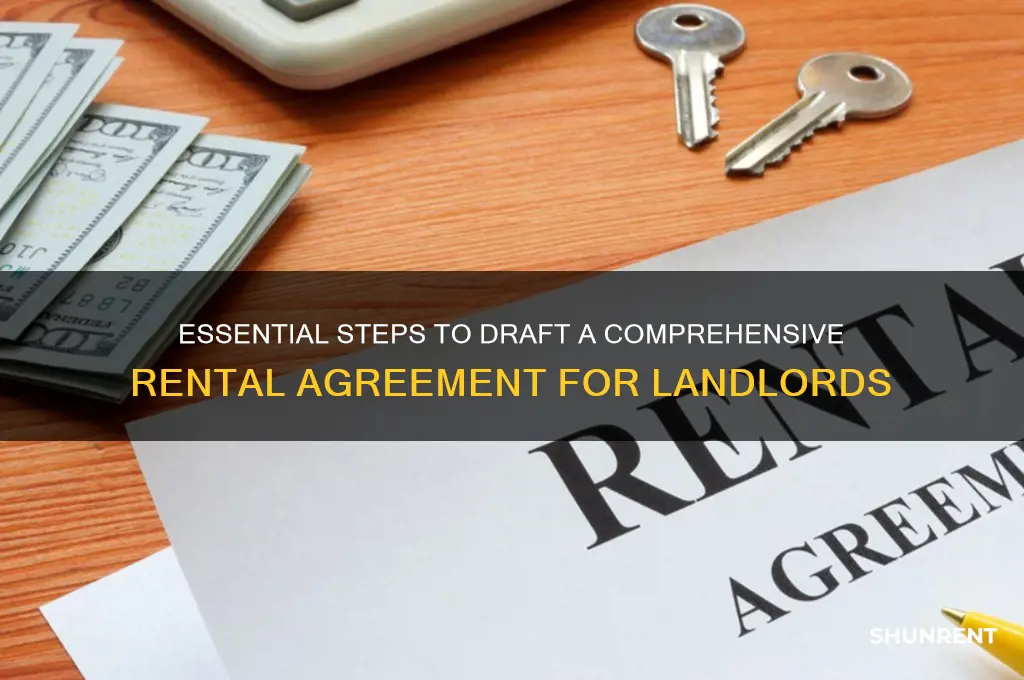 how to draft an agreement for rent