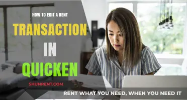 Editing Rent Transactions in Quicken: A Step-by-Step Guide