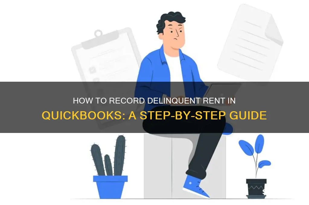 how to enter delinquent rent in qn