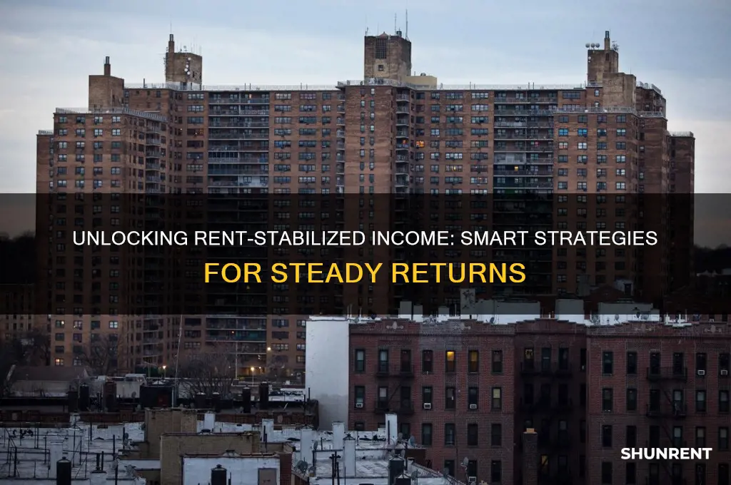 how to entr in rent stabilized income