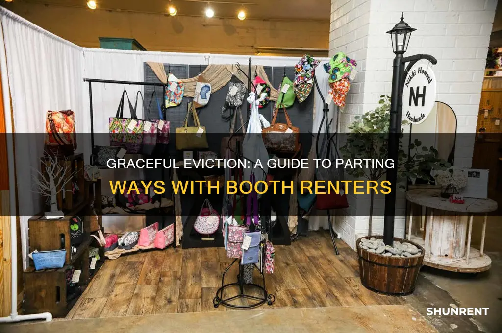 how to evict a booth renter nicely
