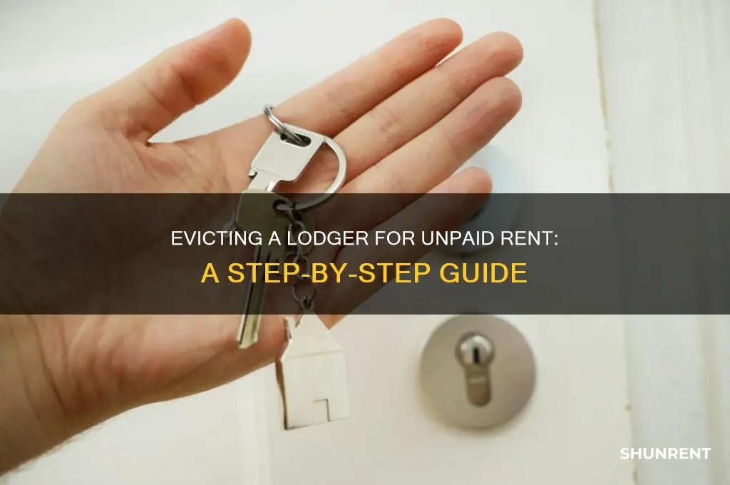 how to evict a lodger for unpaid rent