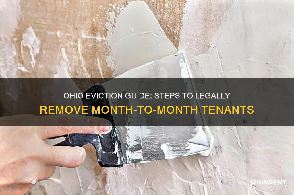 how to evict a month to month renter in ohio