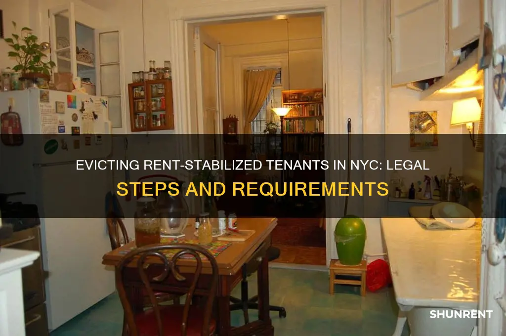 how to evict a rent stabilized tenant in nyc