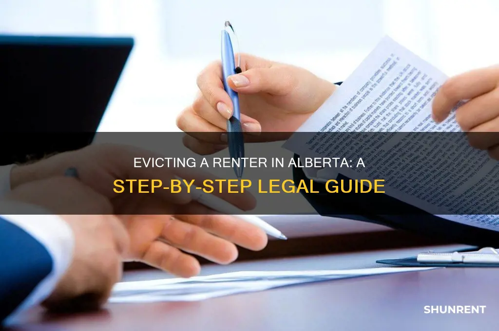 how to evict a renter in alberta