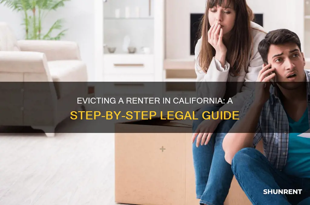 how to evict a renter in california