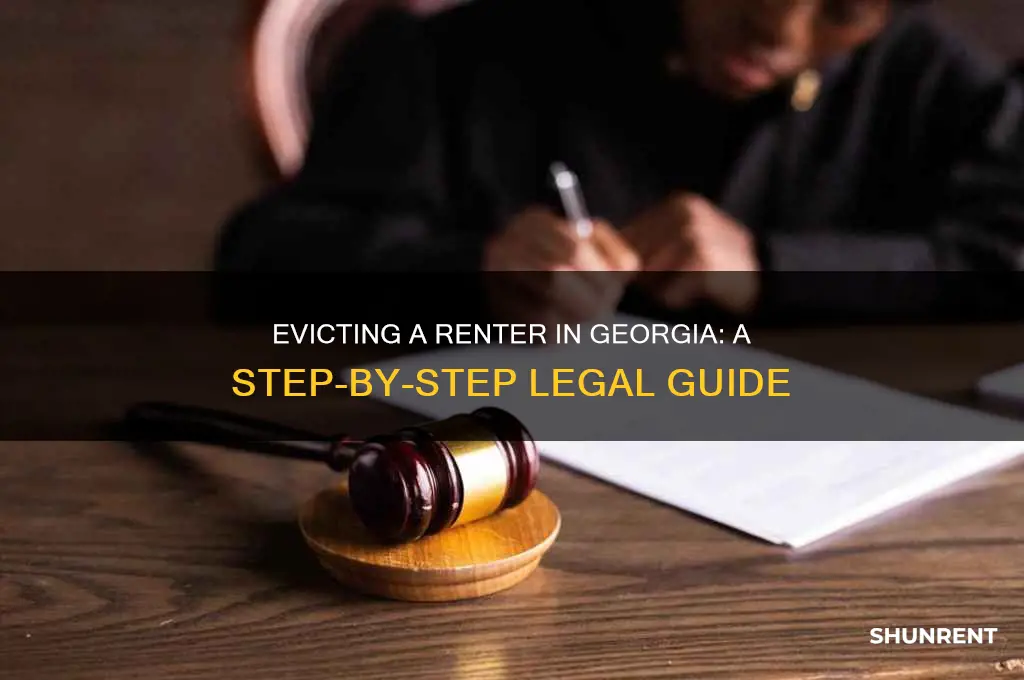 how to evict a renter in ga