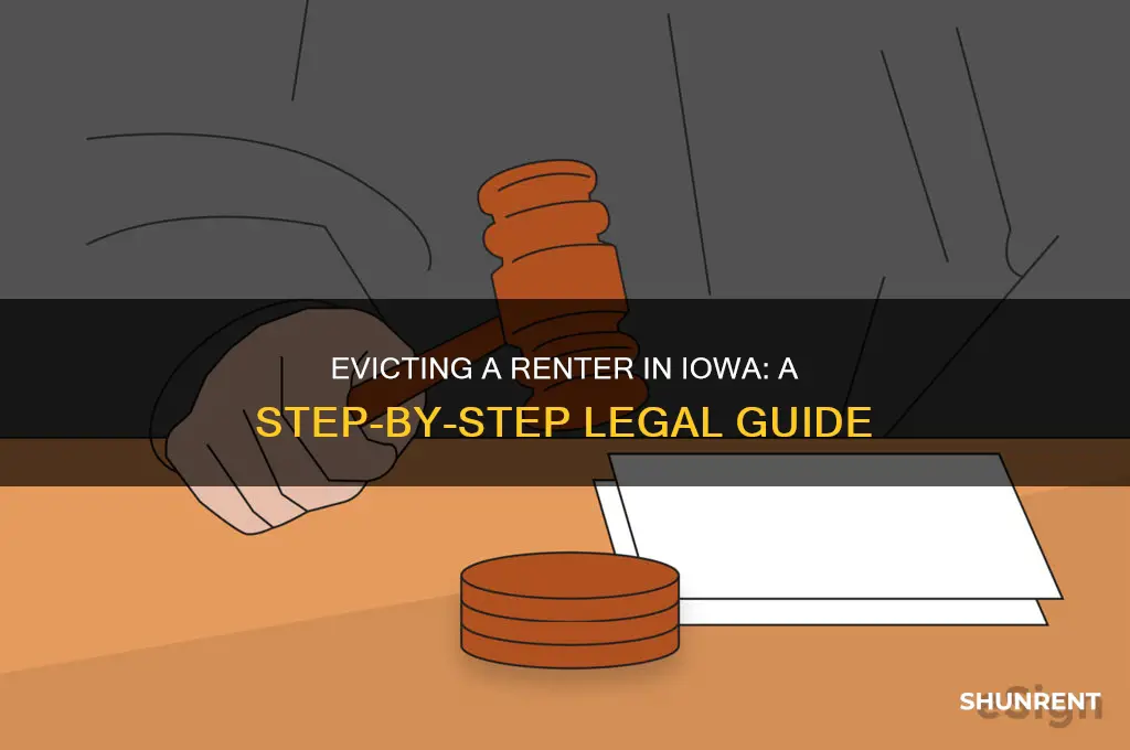 how to evict a renter in iowa