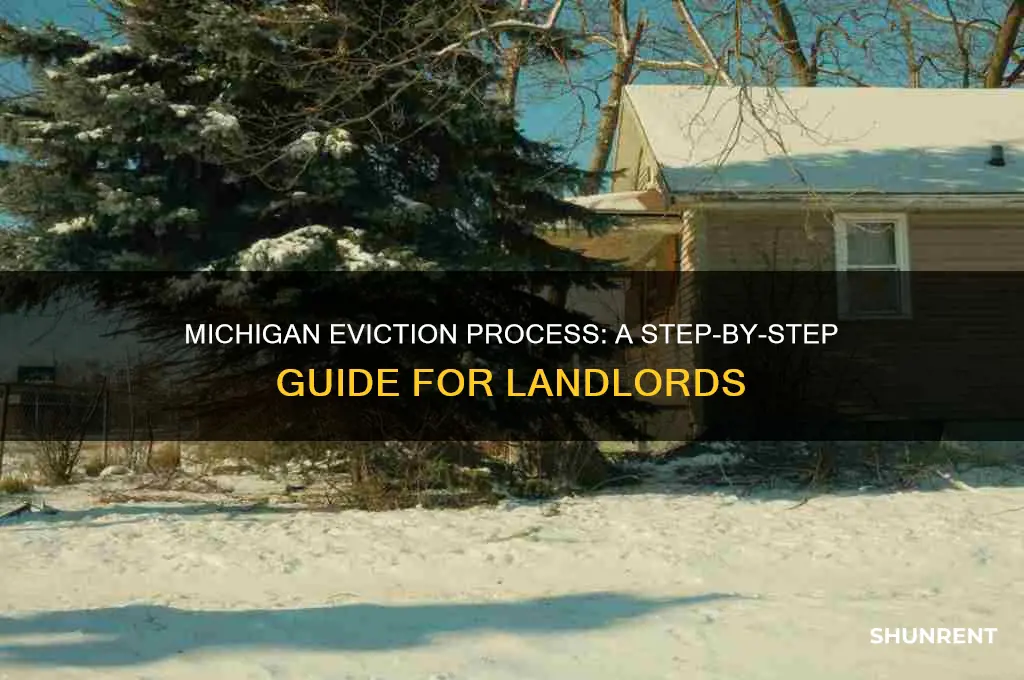 how to evict a renter in michigan