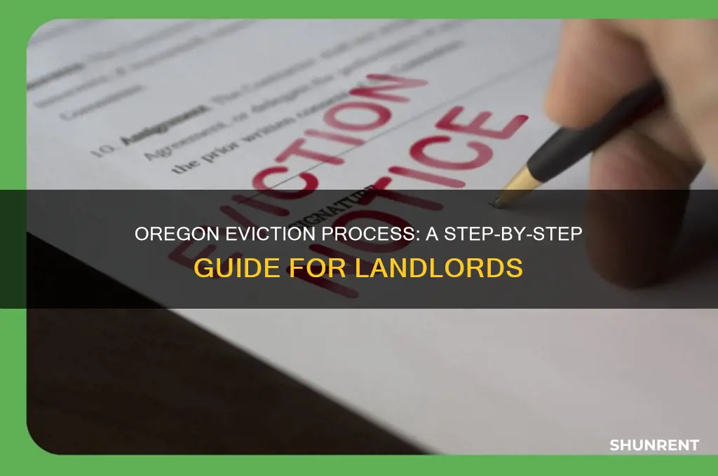 how to evict a renter in oregon