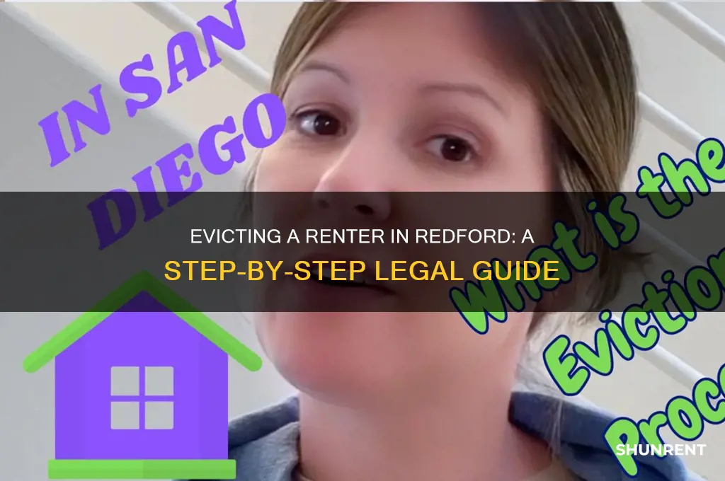 how to evict a renter in redford