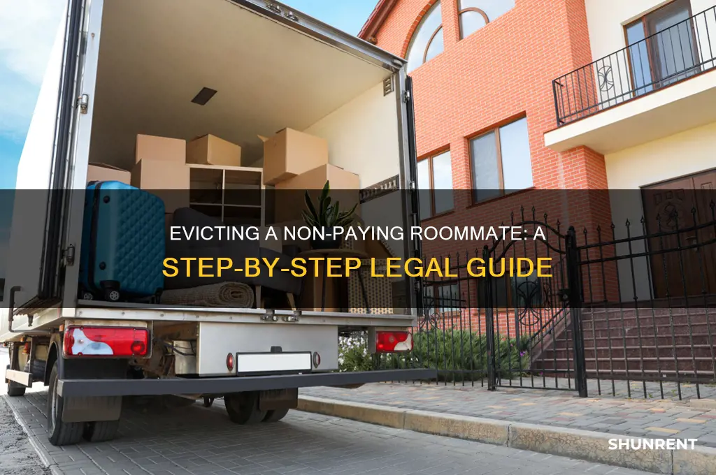 how to evict a roommate that never paid rent