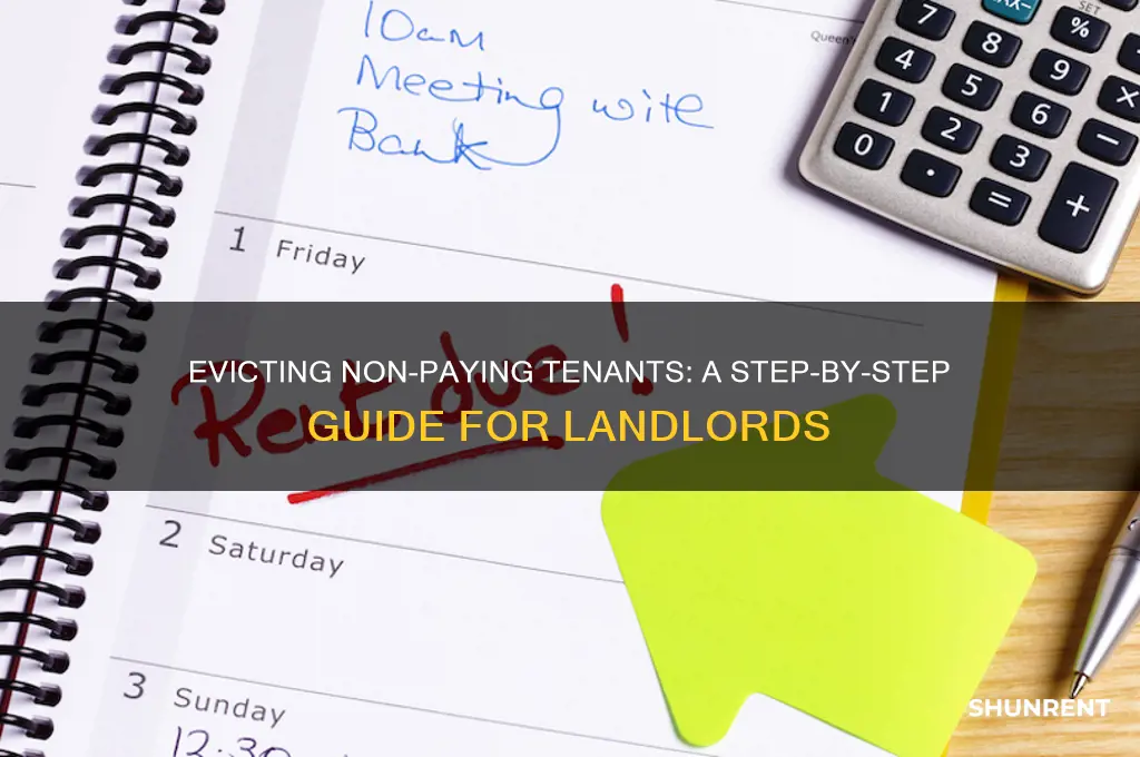 how to evict a tenant for bot payin g rent