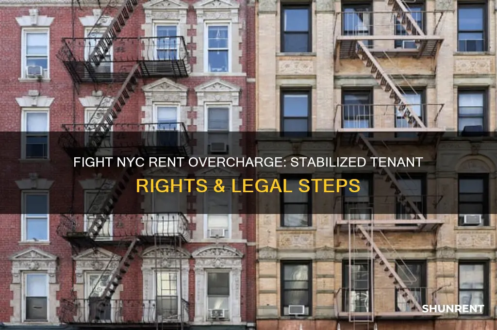 how to fight over charge rent stabilized nyc