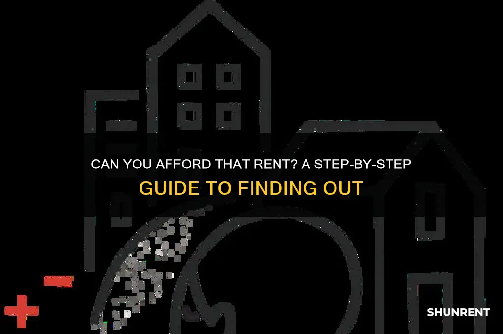 how to figure out if yoiu cn fford a rent