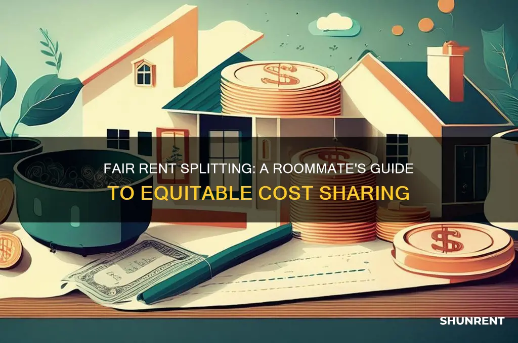 how to figure out rent between roommates